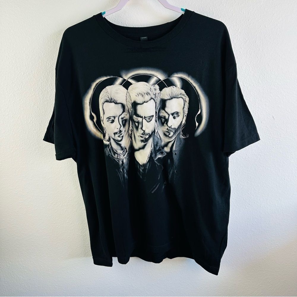 Swedish House Mafia‎ 3 Face Tee Black Tultex